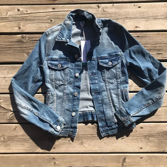 NWT H&M Conscious Denim Jacket - Picture 1 of 4